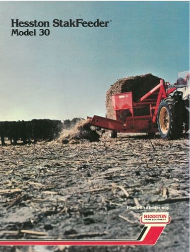 Hesston StakFeeder Model 30 Brochure
