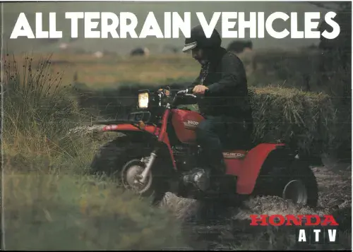 Honda Bike ATC200 Big Red Trike & Quad Brochure - ATC200ES-F ATC250ES-F TRX250-F