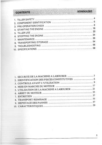 Honda Cultivator F610 Operators Manual