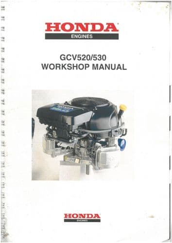 Honda Engine GXV520/ 530 Workshop Service Repair Manual