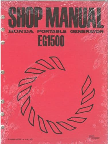 Honda Generator EG1500 Workshop Service Repair Manual