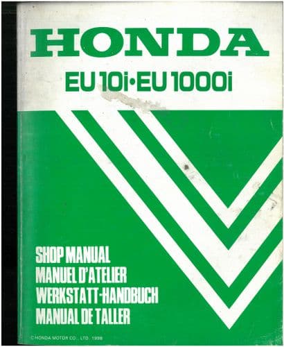 Honda Generator EU10i & EU1000i Service Manual - ORIGINAL