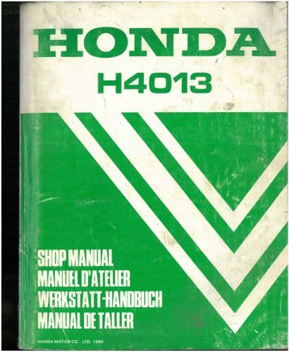 Honda Lawn Tractor H4013 Workshop Service Repair Manual