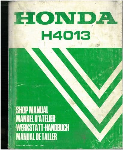 Honda Lawn Tractor H4013 Workshop Service Repair Manual