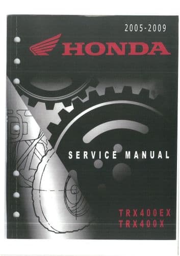 Honda Quad Bike TRX400EX TRX400X Workshop Manual