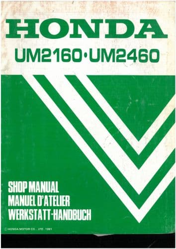 Honda Weed Mower UM2160 UM2460  Workshop Service Manual