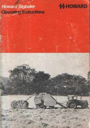 Howard Bigbaler Operators Manual - Big Baler