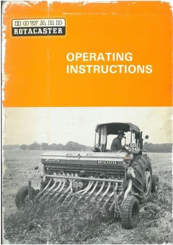 Howard Rotacaster Operators Manual