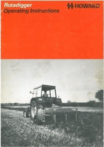 Howard Rotadigger Operators Manual