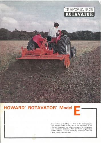 Howard Rotavator E  Series Brochure