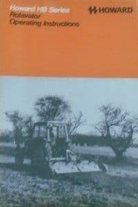 Howard Rotavator HB Series Operators Manual - HB80 HB100 HB120
