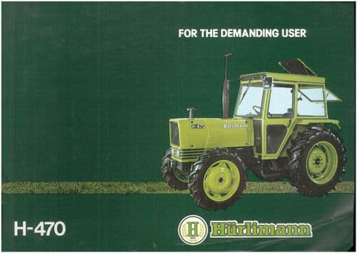 Hurlimann Tractor H470 Brochure - H-470