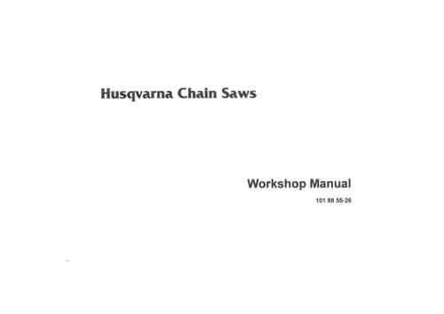 Husqvarna Chainsaw 36 41 281XP 288XP 40-45 394XP 51 55 3120XP 42 242XP 246  Workshop Service  Manual