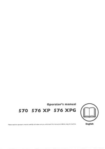 Husqvarna Chainsaw 570 576XP 576XPG Operators Manual