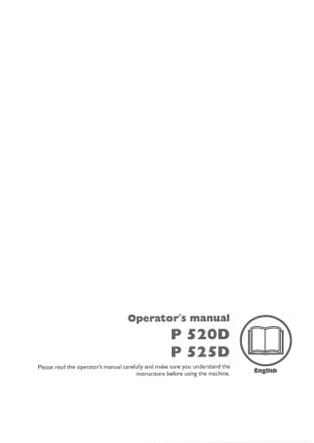Husqvarna Mower P520D P525D Operators Manual