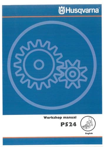 Husqvarna Mower P524 Workshop Service  Manual