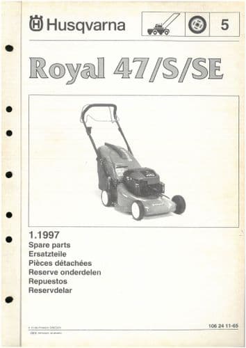 Husqvarna ROYAL 47 S BRIGGS STRATTON 1996 01