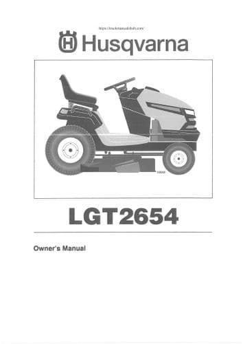Husqvarna Ride on Garden Tractor LGT2654 Operators Manual
