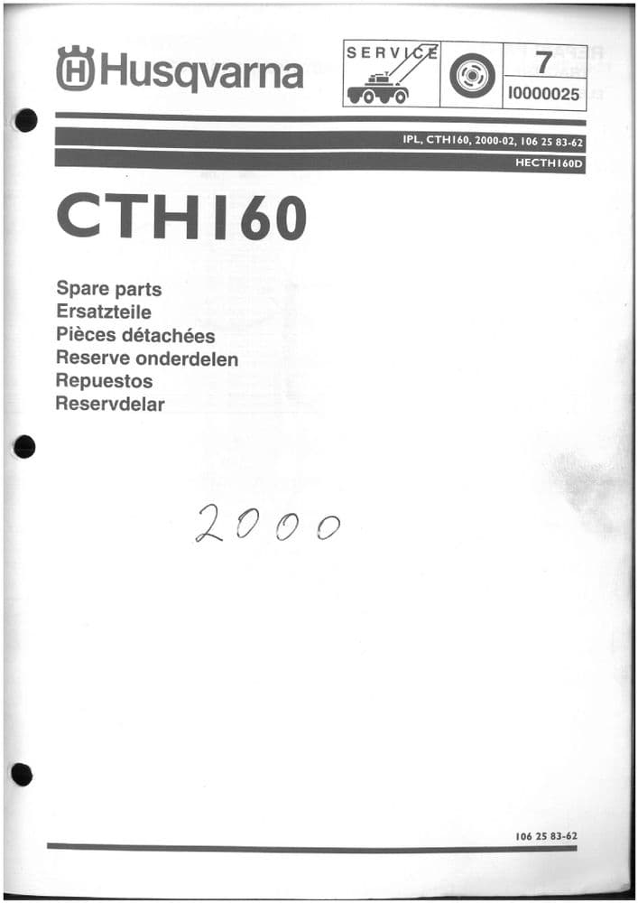HUSQVARNA CTH220TWIN INSTRUCTION MANUAL PDF DOWNLOAD visual data 3