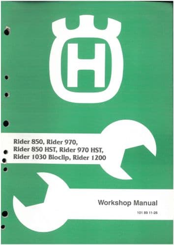 Husqvarna RIDER 850,970,850 HST , 970HST, 130 Bioclip 1200 Workshop Manual