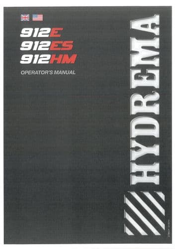 Hydrema Dump Truck 912E 912ES 912HM Operators Manual