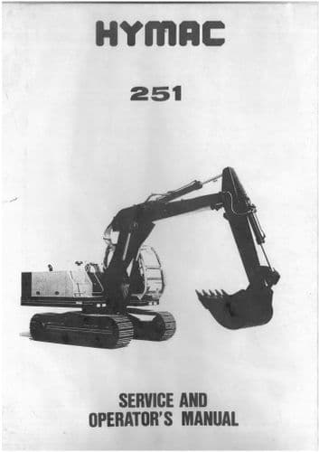 Hymac Excavator 251 Operators Manual