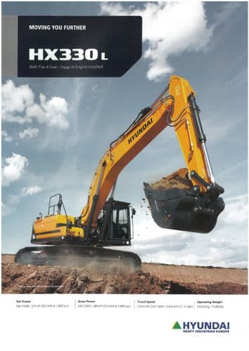 Hyundai Crawler Excavator HX330L Brochure