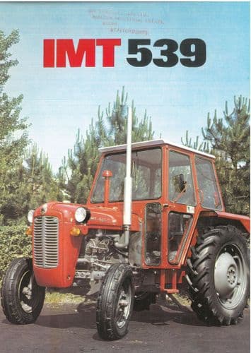 IMT 539 Tractor Brochure - IMT539 with cab