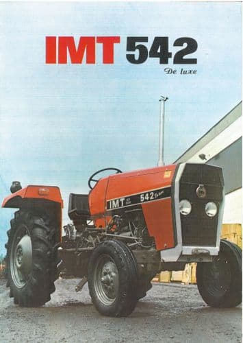 IMT 542 Tractor Brochure - IMT542 De Luxe