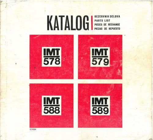 IMT Tractor 578 579 588 & 589 Parts Manual