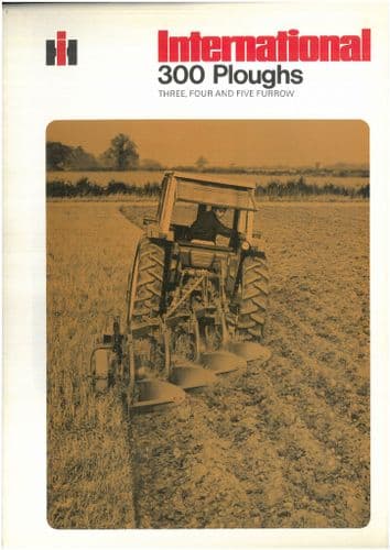 International 300 Plough Furrow Brochure