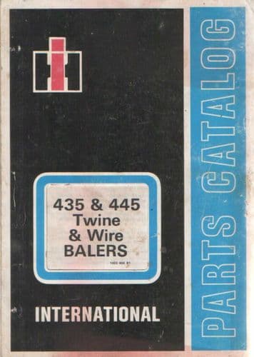 International Baler 435 & 445 Parts Manual