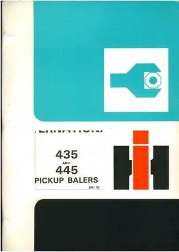 International Baler 435 & 445 Workshop Service Manual
