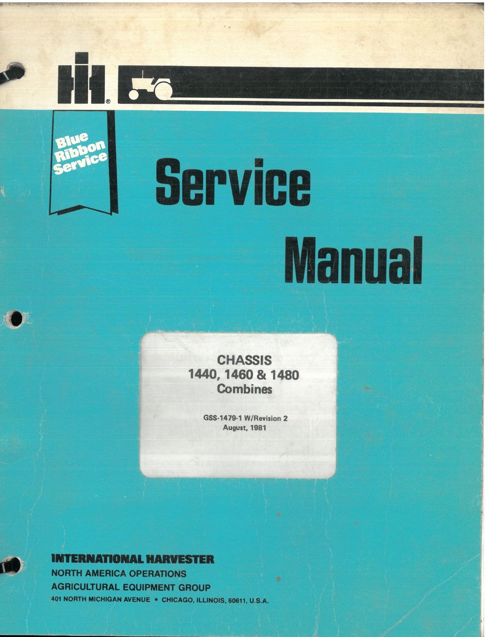 1460 Instrument Panel International Chassis Combine 1440 1460 1480 Workshop Service Manual ...