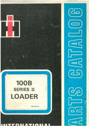 International Crawler Loader 100B Series II  Parts Manual