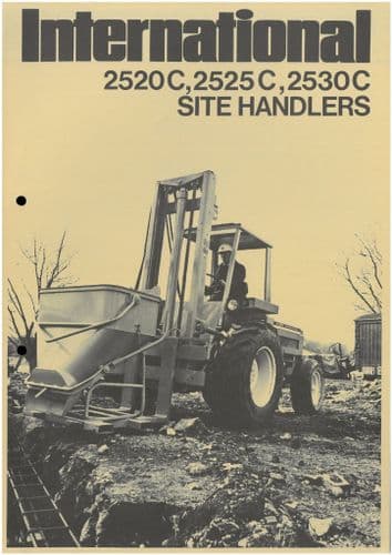 International Forklift Site Handler 2520C 2525C 2530C Brochure