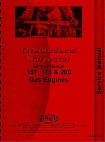 International Harvester Gas Engine C157 C175 C200  Workshop Service Manual