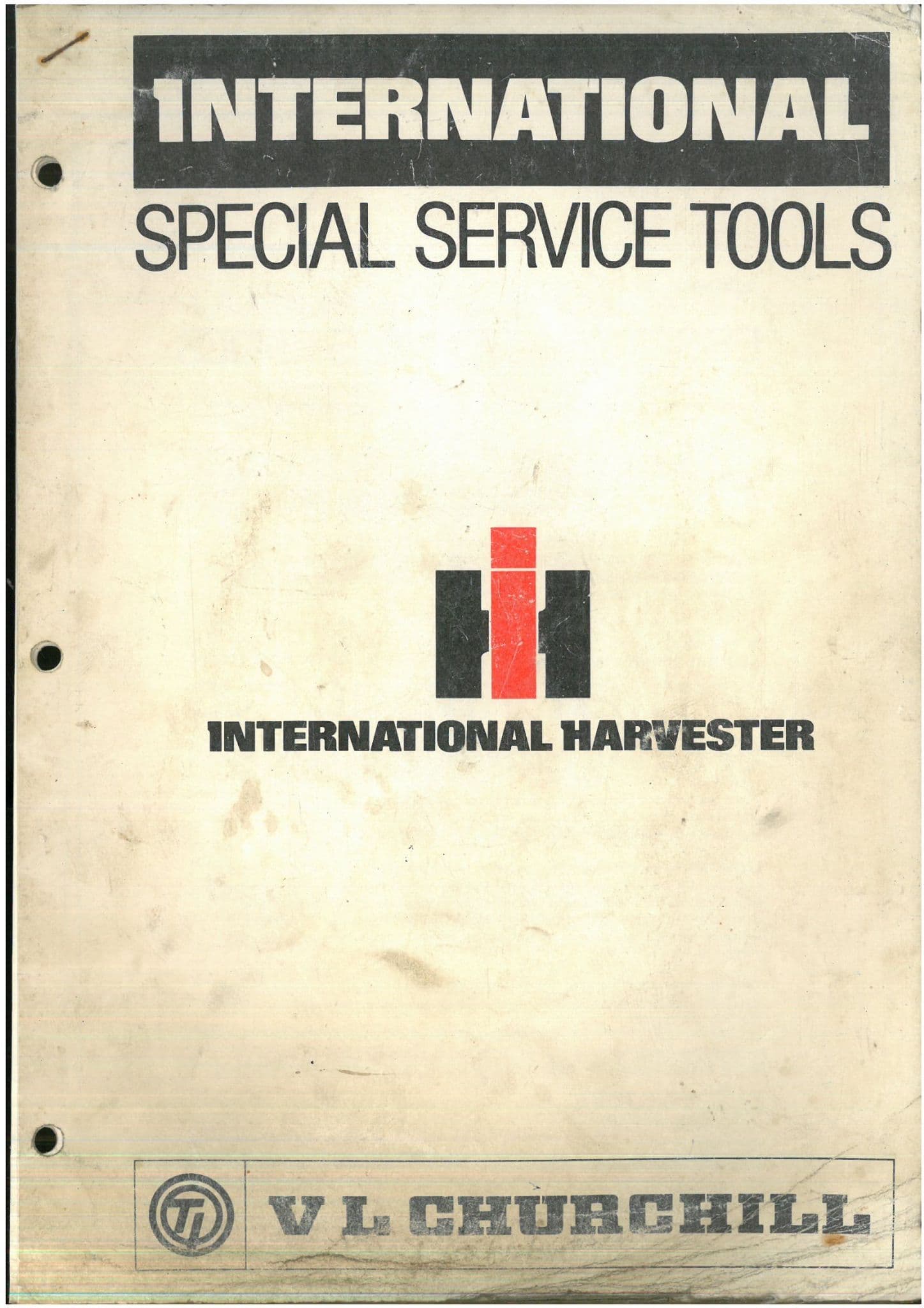 International Harvester Tractor Special Tools Manual