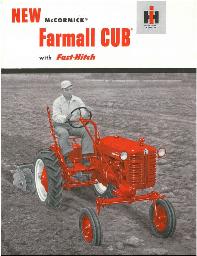 International McCormick Farmall Cub with Fast Hitch Brochure