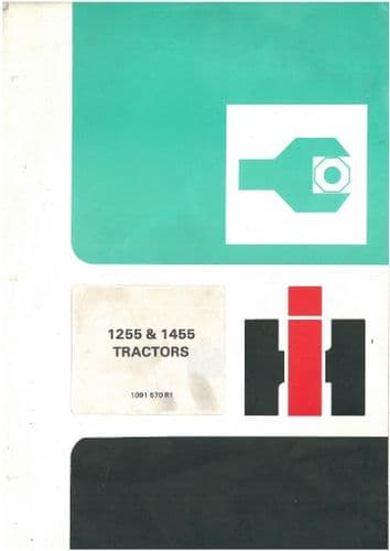 International Tractor 1255 & 1455 Workshop Service Manual