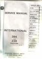 International Tractor 384 & 238 Service Workshop Manual