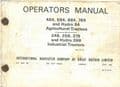 International Tractor 484 584 684 784 & Hydro 84 Operators Manual - ORIGINAL MANUAL