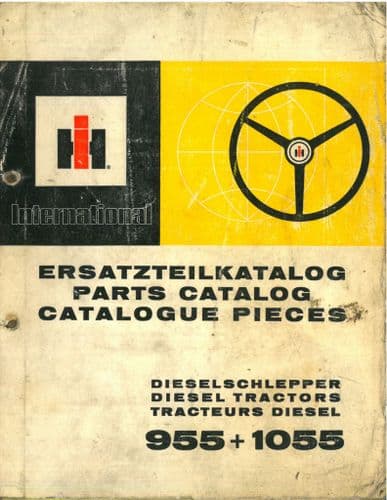 International Tractor 955 & 1055 Parts Manual.