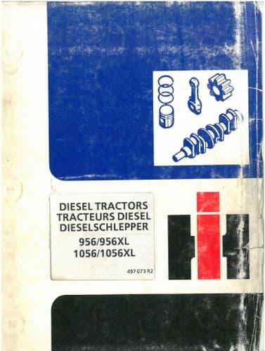 International Tractor 956 956XL 1056 1056XL Parts Manual - XL