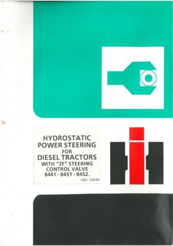 International Tractor Hydrostatic Steering 554 644 744 844 743 745 856 Workshop Manual