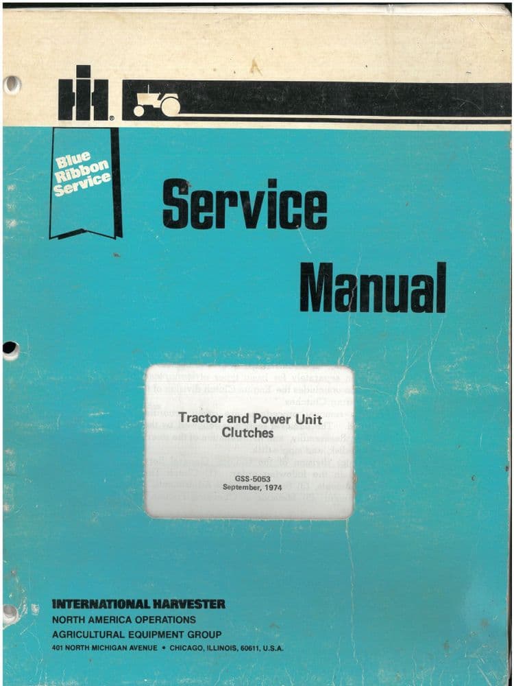 International Tractors & Power Units Service Manual