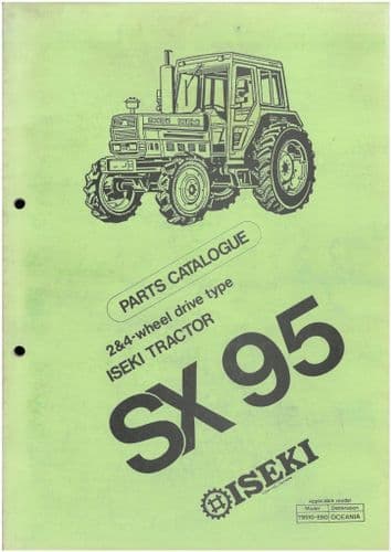 Iseki Tractor SX95 Parts Manual - SX 95