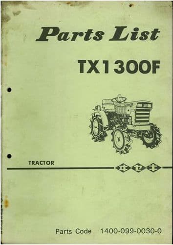 Iseki Tractor TX1300F Parts Manual