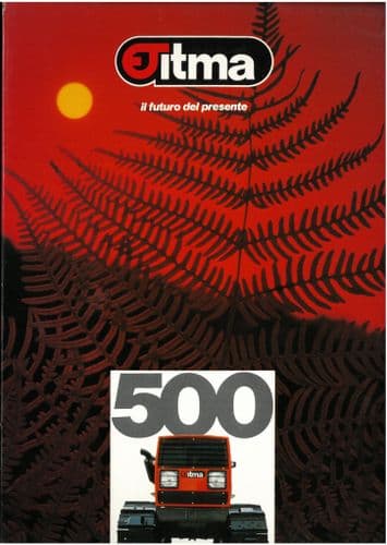 Itma Crawler Tractor 500L Brochure - 500 L