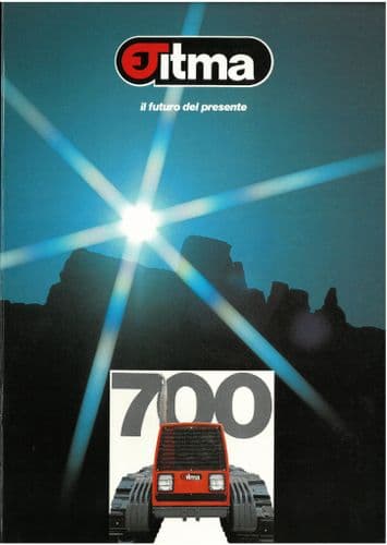 Itma Crawler Tractor 700M Brochure - 700 M